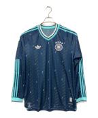 adidasアディダス）の古着「ゲームシャツ」｜ネイビー