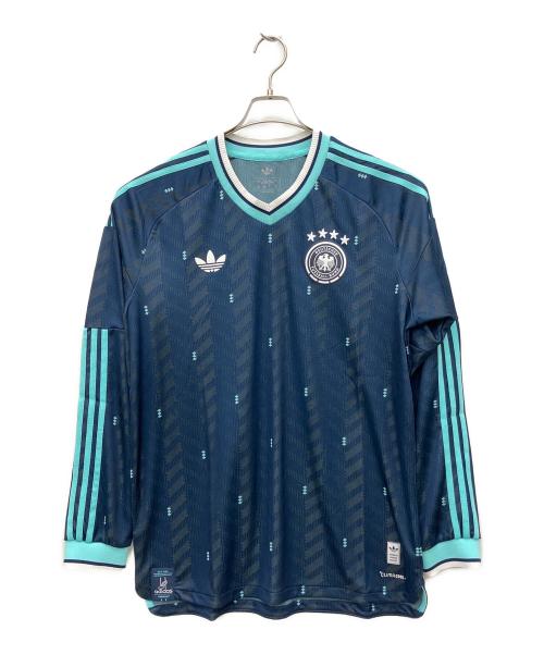 adidas（アディダス）adidas (アディダス) ゲームシャツ ネイビー サイズ:3XLの古着・服飾アイテム