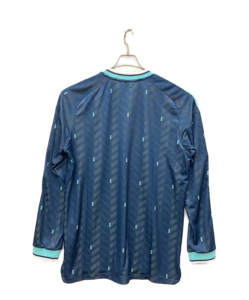 adidas（アディダス）adidas (アディダス) ゲームシャツ ネイビー サイズ:3XLの古着・服飾アイテム