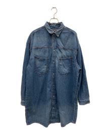 DIESEL（ディーゼル）の古着「シャツワンピース」｜ブルー