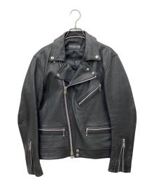 JACKROSE（ジャックローズ）の古着「レザーライダースジャケット」｜ブラック