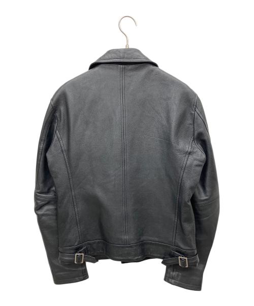 JACKROSE（ジャックローズ）JACKROSE (ジャックローズ) レザーライダースジャケット ブラック サイズ:3の古着・服飾アイテム