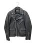 JACKROSE（ジャックローズ）の古着「レザーライダースジャケット」｜ブラック