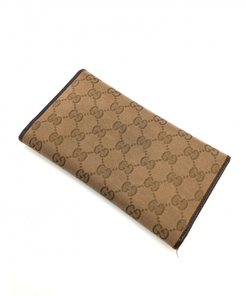 GUCCI（グッチ）GUCCI (グッチ) 長財布 ベージュ GG 257303 257303 4276の古着・服飾アイテム