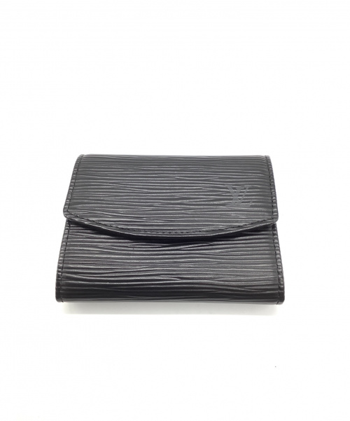 LOUIS VUITTON（ルイ ヴィトン）LOUIS VUITTON (ルイヴィトン) 小銭入れ ブラック エピ M63302 CA0012の古着・服飾アイテム