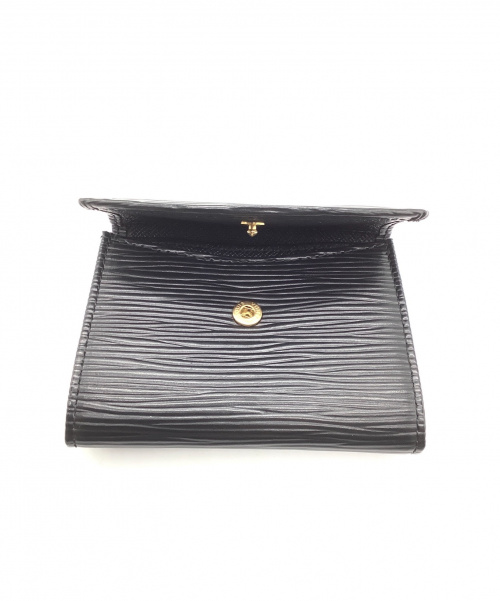 LOUIS VUITTON（ルイ ヴィトン）LOUIS VUITTON (ルイヴィトン) 小銭入れ ブラック エピ M63302 CA0012の古着・服飾アイテム
