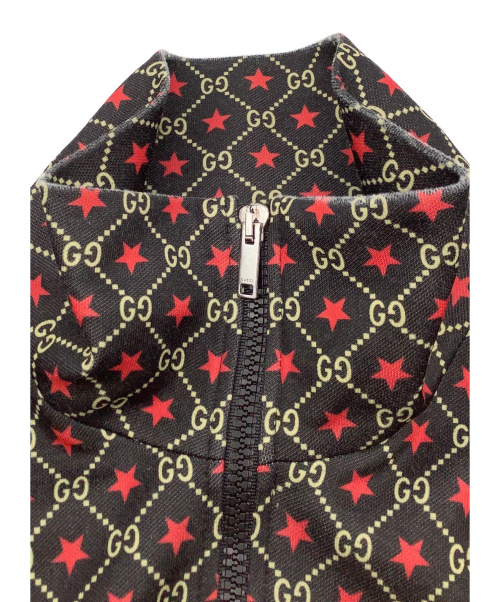 GUCCI（グッチ）GUCCI (グッチ) GGスターオーバーサイズジャケット ブラック サイズ:Mの古着・服飾アイテム