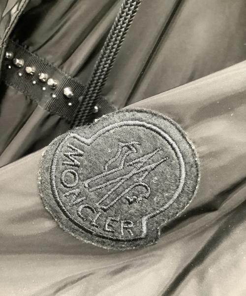 MONCLER（モンクレール）MONCLER (モンクレール) スタッズナイロンコート ブラックの古着・服飾アイテム