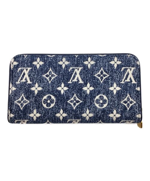 LOUIS VUITTON（ルイ ヴィトン）LOUIS VUITTON (ルイ ヴィトン) ラウンドファスナー長財布(ジッピー・ウォレット) ネイビーの古着・服飾アイテム