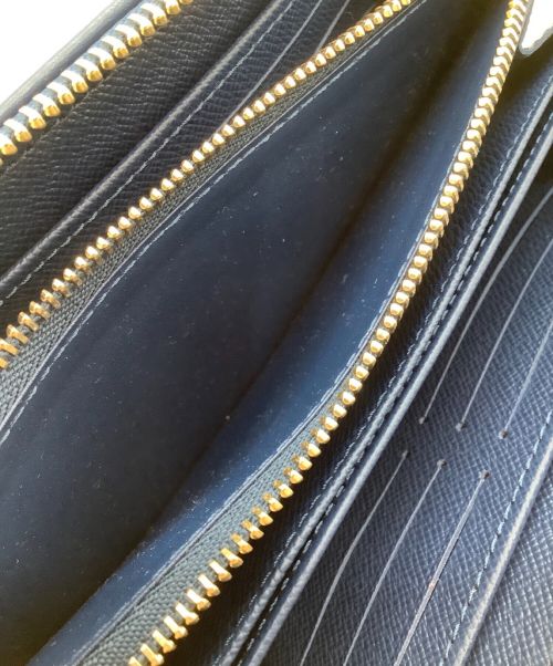 LOUIS VUITTON（ルイ ヴィトン）LOUIS VUITTON (ルイ ヴィトン) ラウンドファスナー長財布(ジッピー・ウォレット) ネイビーの古着・服飾アイテム