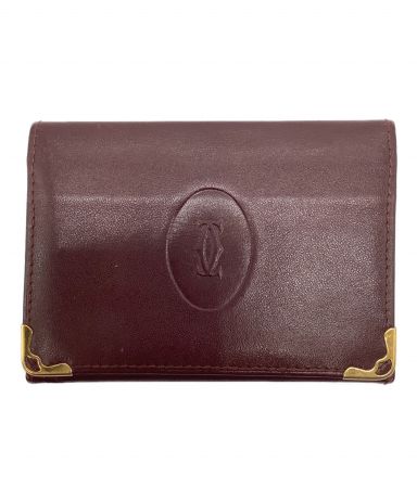 中古・古着通販】Cartier (カルティエ) カードケース ボルドー
