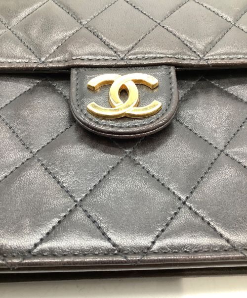 CHANEL（シャネル）CHANEL (シャネル) チェーンショルダーバッグ ブラックの古着・服飾アイテム