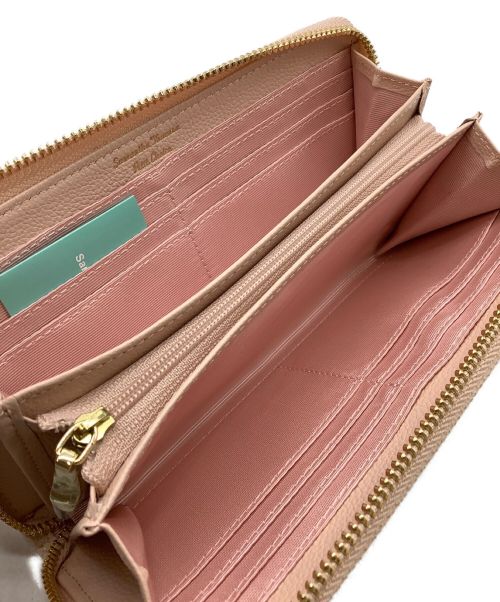 Samantha Thavasa PETIT CHOICE（サマンサタバサプチチョイス）Samantha Thavasa PETIT CHOICE (サマンサタバサプチチョイス) ラウンドファスナー長財布 ピンクの古着・服飾アイテム