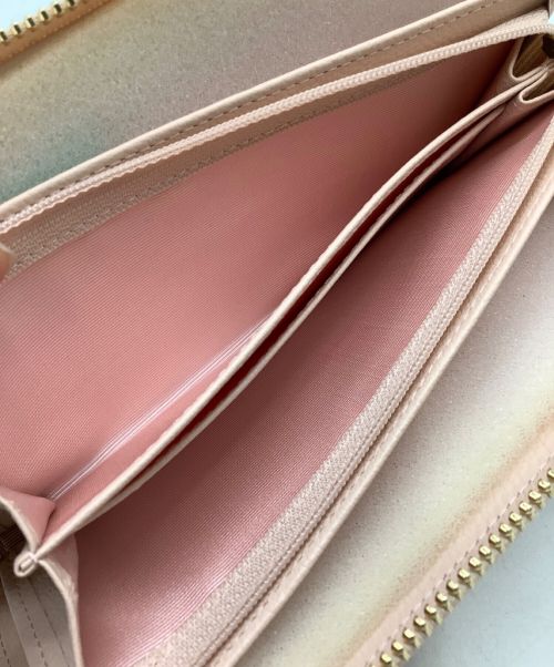 Samantha Thavasa PETIT CHOICE（サマンサタバサプチチョイス）Samantha Thavasa PETIT CHOICE (サマンサタバサプチチョイス) ラウンドファスナー長財布 ピンクの古着・服飾アイテム