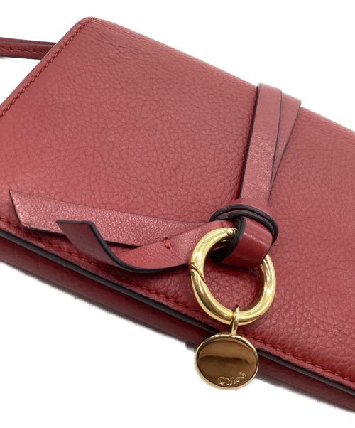 Chloe（クロエ）Chloe (クロエ) 財布 レッドの古着・服飾アイテム