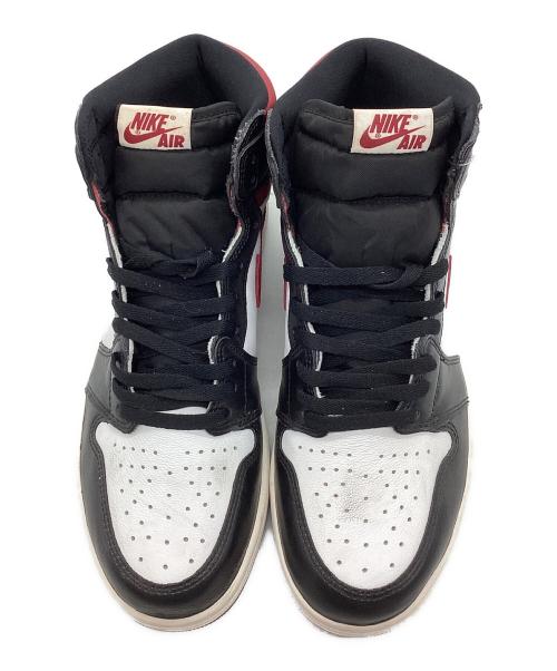 NIKE（ナイキ）NIKE (ナイキ) AIR JORDAN 1 RETRO HIGH ブラック×ホワイト サイズ:29 未使用品の古着・服飾アイテム
