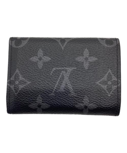 LOUIS VUITTON（ルイ ヴィトン）LOUIS VUITTON (ルイ ヴィトン) 3つ折り財布 ブラック×グレーの古着・服飾アイテム