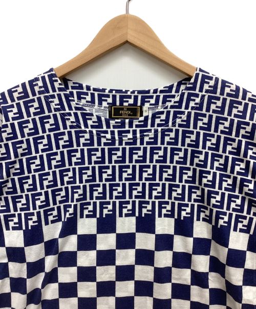 FENDI（フェンディ）FENDI (フェンディ) Tシャツ ブルー サイズ:Mの古着・服飾アイテム