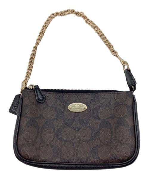 COACH（コーチ）COACH (コーチ) チェーンショルダーポーチ ブラウンの古着・服飾アイテム