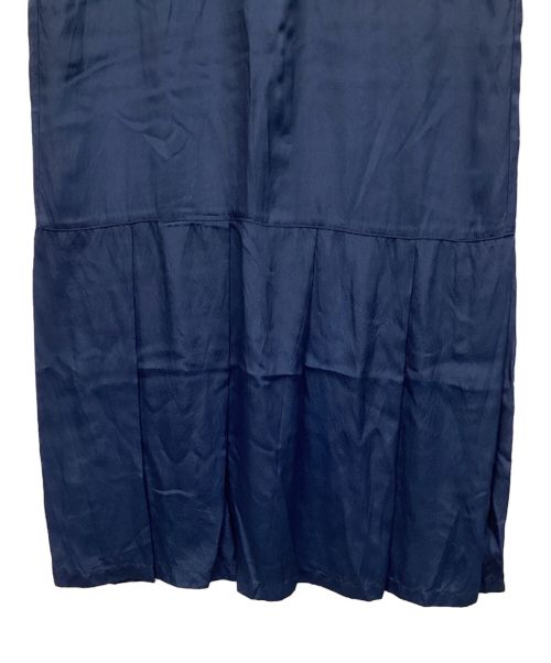 MARNI（マルニ）MARNI (マルニ) シルク混ワンピース ネイビー サイズ:12の古着・服飾アイテム