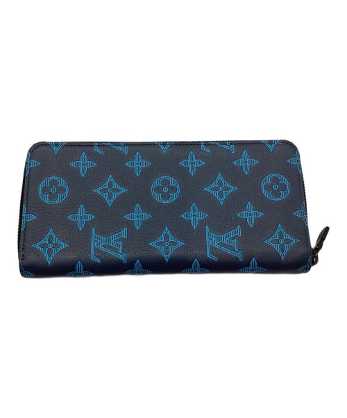 LOUIS VUITTON（ルイ ヴィトン）LOUIS VUITTON (ルイ ヴィトン) 長財布(ジッピーウォレット・ヴェルティカル) ネイビーの古着・服飾アイテム