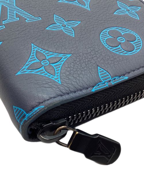LOUIS VUITTON（ルイ ヴィトン）LOUIS VUITTON (ルイ ヴィトン) 長財布(ジッピーウォレット・ヴェルティカル) ネイビーの古着・服飾アイテム