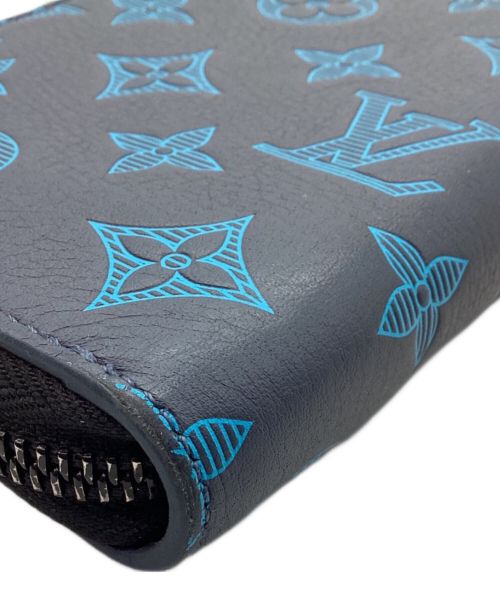 LOUIS VUITTON（ルイ ヴィトン）LOUIS VUITTON (ルイ ヴィトン) 長財布(ジッピーウォレット・ヴェルティカル) ネイビーの古着・服飾アイテム