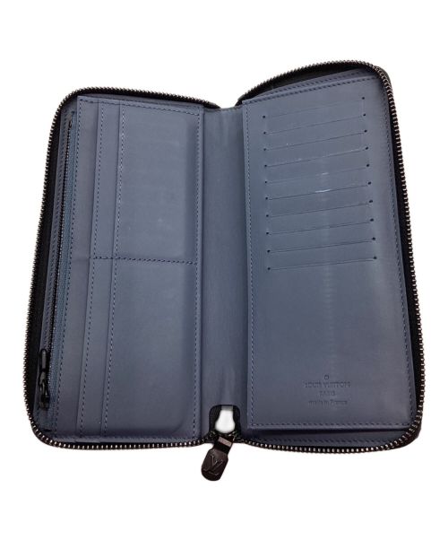 LOUIS VUITTON（ルイ ヴィトン）LOUIS VUITTON (ルイ ヴィトン) 長財布(ジッピーウォレット・ヴェルティカル) ネイビーの古着・服飾アイテム