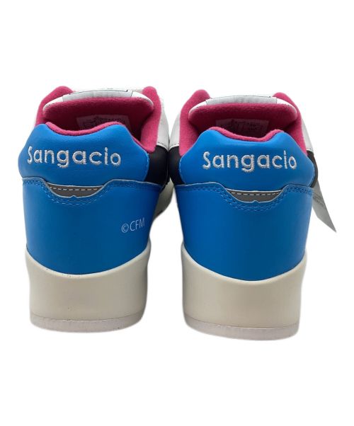 via SANGACIO（ヴィア・サンガチオ）via SANGACIO (ヴィア・サンガチオ) にゅ～ずスニーカー ホワイト×ブルー サイズ:22.5 未使用品の古着・服飾アイテム
