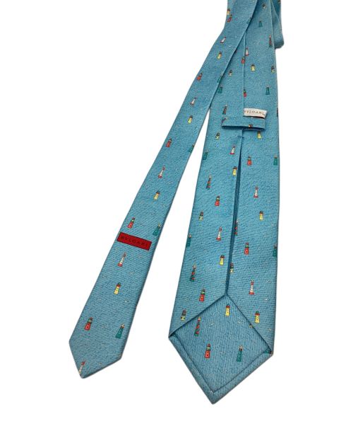 BVLGARI（ブルガリ）BVLGARI (ブルガリ) ネクタイ スカイブルー サイズ:表記なしの古着・服飾アイテム