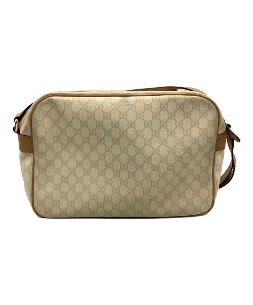 GUCCI（グッチ）GUCCI (グッチ) ショルダーバッグ アイボリー×ブラウンの古着・服飾アイテム