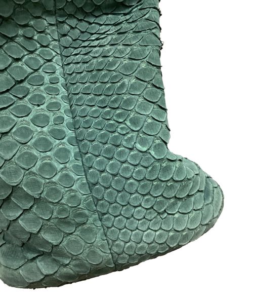 CRYSTAL REPTILES（クリスタルレプティルズ）CRYSTAL REPTILES (クリスタルレプティルズ) ハンドバッグ グリーンの古着・服飾アイテム