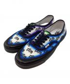 VANS×Alva Skatesヴァンズ×）の古着「ローカットスニーカー」｜ブラック×ブルー