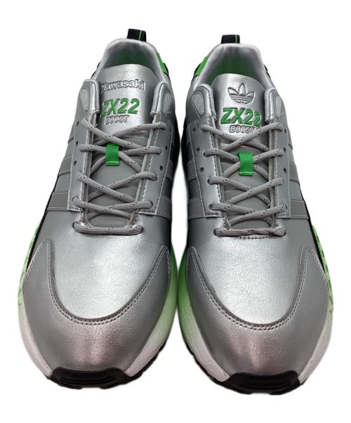 adidas Originals（アディダスオリジナル）adidas Originals (アディダスオリジナル) kawasaki (カワサキ) スニーカー シルバー×グリーン サイズ:29の古着・服飾アイテム