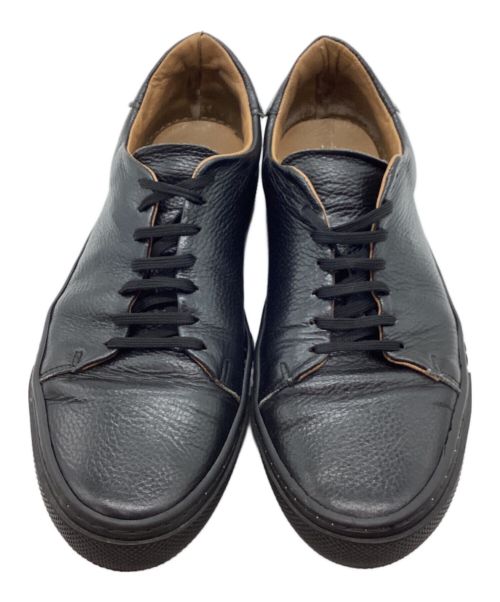 UNICOLA（ユニコラ）UNICOLA (ユニコラ) レザースニーカー ブラック サイズ:表記無しの古着・服飾アイテム