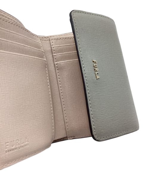 FURLA（フルラ）FURLA (フルラ) 3つ折り財布 ライトグレーの古着・服飾アイテム