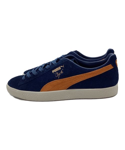 PUMA（プーマ）PUMA (プーマ) ローカットスニーカー ネイビー×オレンジ サイズ:30の古着・服飾アイテム