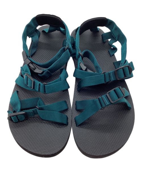 TEVA（テバ）TEVA (テバ) クロスストラップサンダル ブラック×グリーン サイズ:29の古着・服飾アイテム