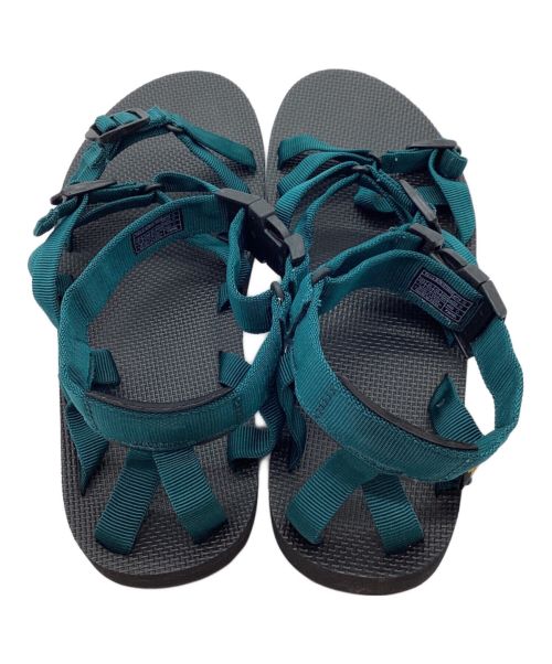 TEVA（テバ）TEVA (テバ) クロスストラップサンダル ブラック×グリーン サイズ:29の古着・服飾アイテム