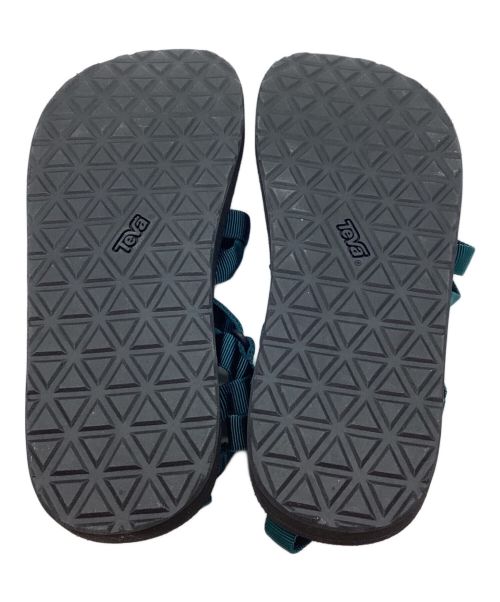 TEVA（テバ）TEVA (テバ) クロスストラップサンダル ブラック×グリーン サイズ:29の古着・服飾アイテム