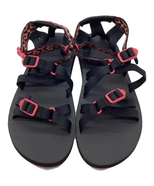 TEVA（テバ）TEVA (テバ) サンダル ブラック×レッド サイズ:29の古着・服飾アイテム