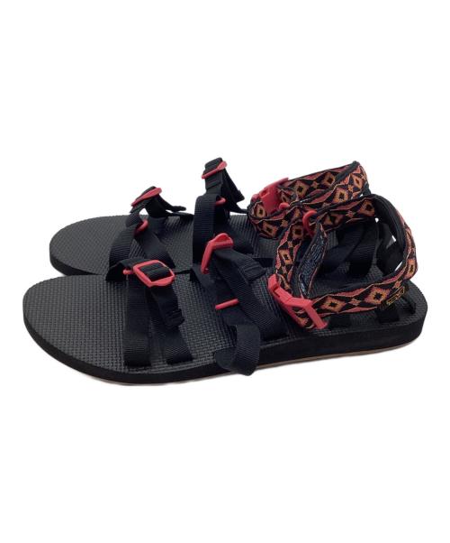 TEVA（テバ）TEVA (テバ) サンダル ブラック×レッド サイズ:29の古着・服飾アイテム
