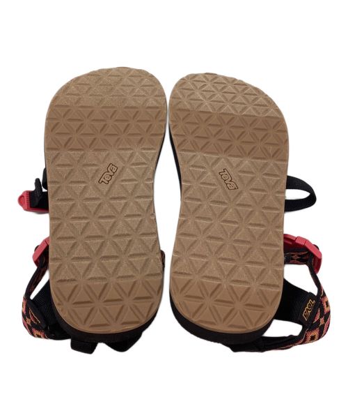 TEVA（テバ）TEVA (テバ) サンダル ブラック×レッド サイズ:29の古着・服飾アイテム