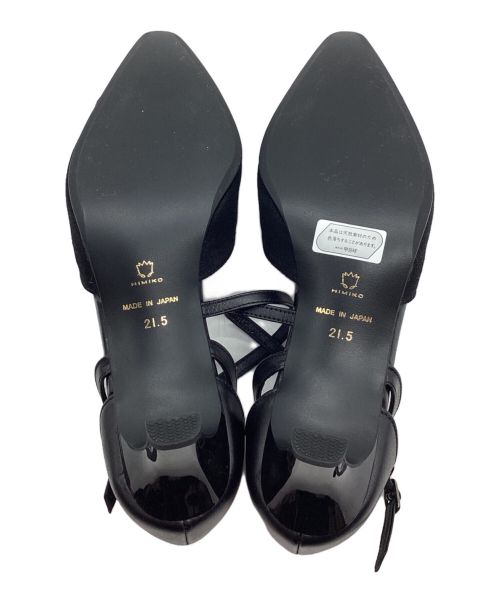 卑弥呼（ヒミコ）卑弥呼 (ヒミコ) ストラップヒールパンプス ブラック サイズ:21.5の古着・服飾アイテム