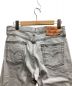 中古・古着 LEVI'S (リーバイス) デニムパンツ ライトグレー サイズ:W30：2480円