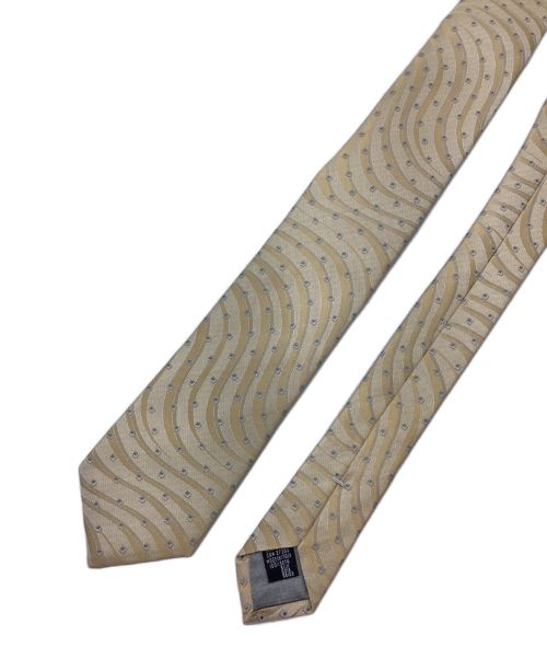 GIORGIO ARMANI（ジョルジョアルマーニ）GIORGIO ARMANI (ジョルジョアルマーニ) ネクタイ ベージュ×ゴールド サイズ:なしの古着・服飾アイテム