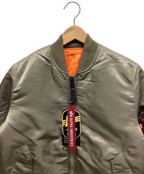 ALPHA（アルファ）ALPHA (アルファ) フライトジャケット グレージュ サイズ:M 未使用品の古着・服飾アイテム