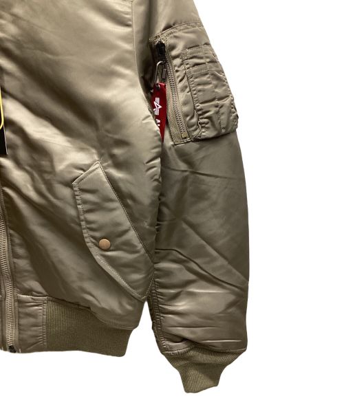 ALPHA（アルファ）ALPHA (アルファ) フライトジャケット グレージュ サイズ:M 未使用品の古着・服飾アイテム