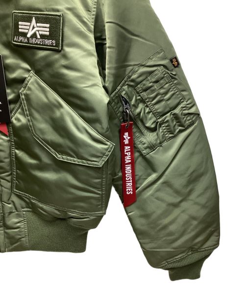 ALPHA（アルファ）ALPHA (アルファ) フライトジャケット グリーン サイズ:S 未使用品の古着・服飾アイテム