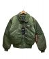 ALPHA（アルファ）の古着「フライトジャケット」｜グリーン